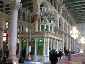 John the Baptist (or Yahya)'s Shrine inside the Mosque