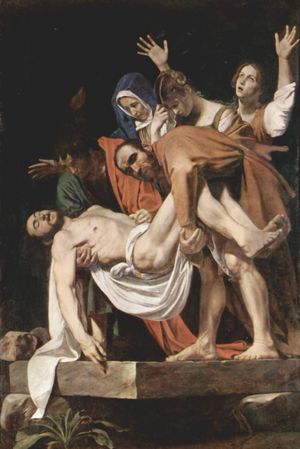 entombment of christ Caravaggio