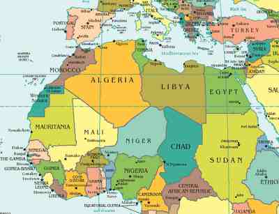 Northern Africa Capitals and Countries     ABC PLANET